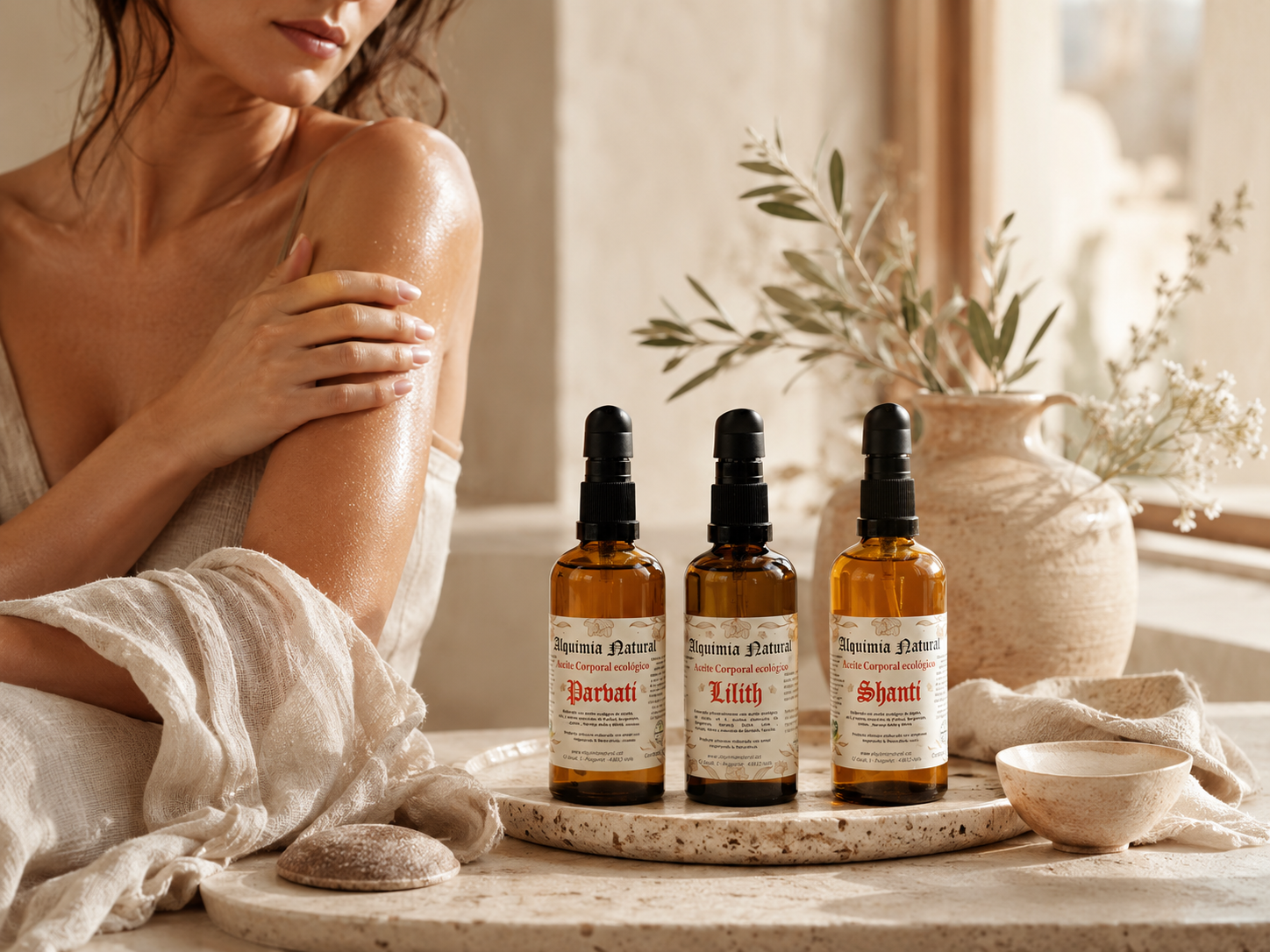 Aceite Corporal Colección "Diosas"