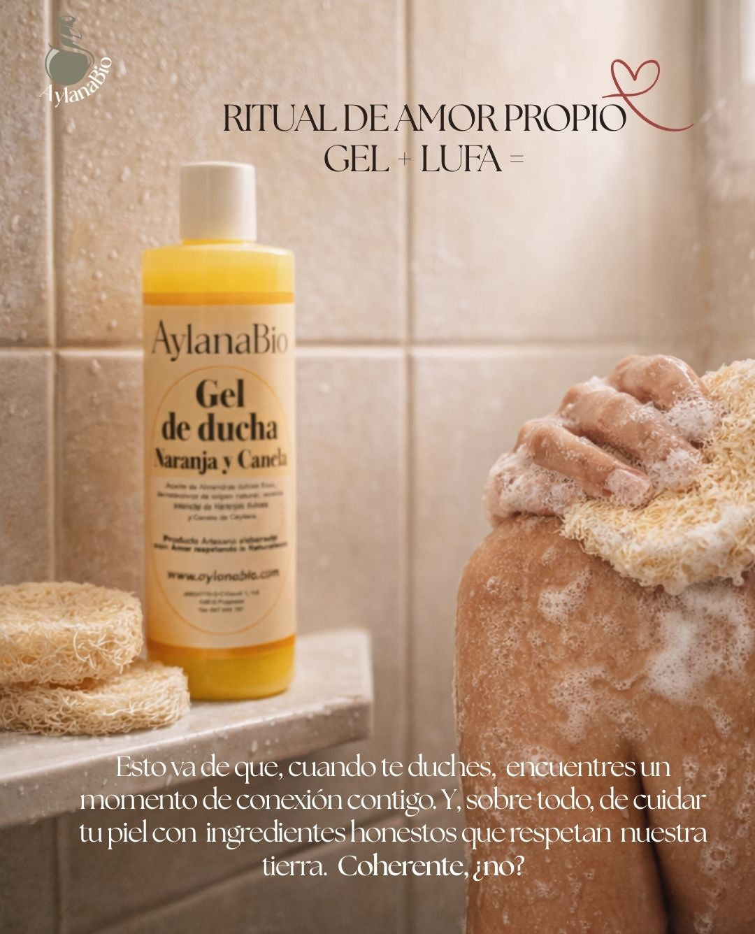 GEL CORPORAL DE DUCHA NARANJA Y CANELA_Aylana Bio 3