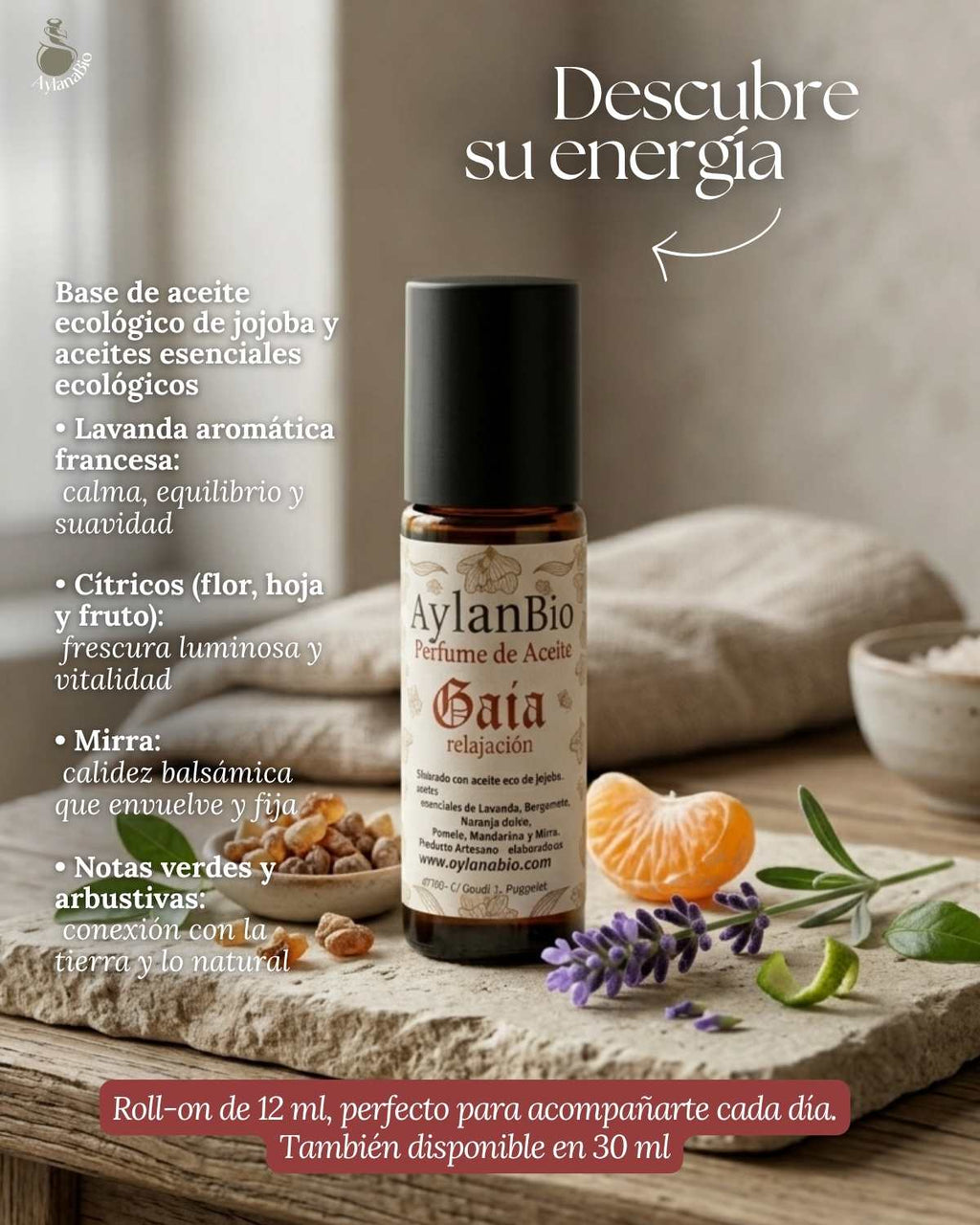 GAIA, PERFUM D'OLI