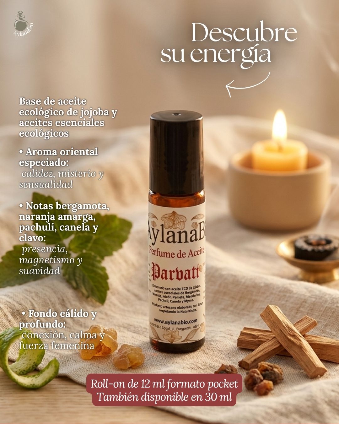 PARVATI, PERFUM D'OLI