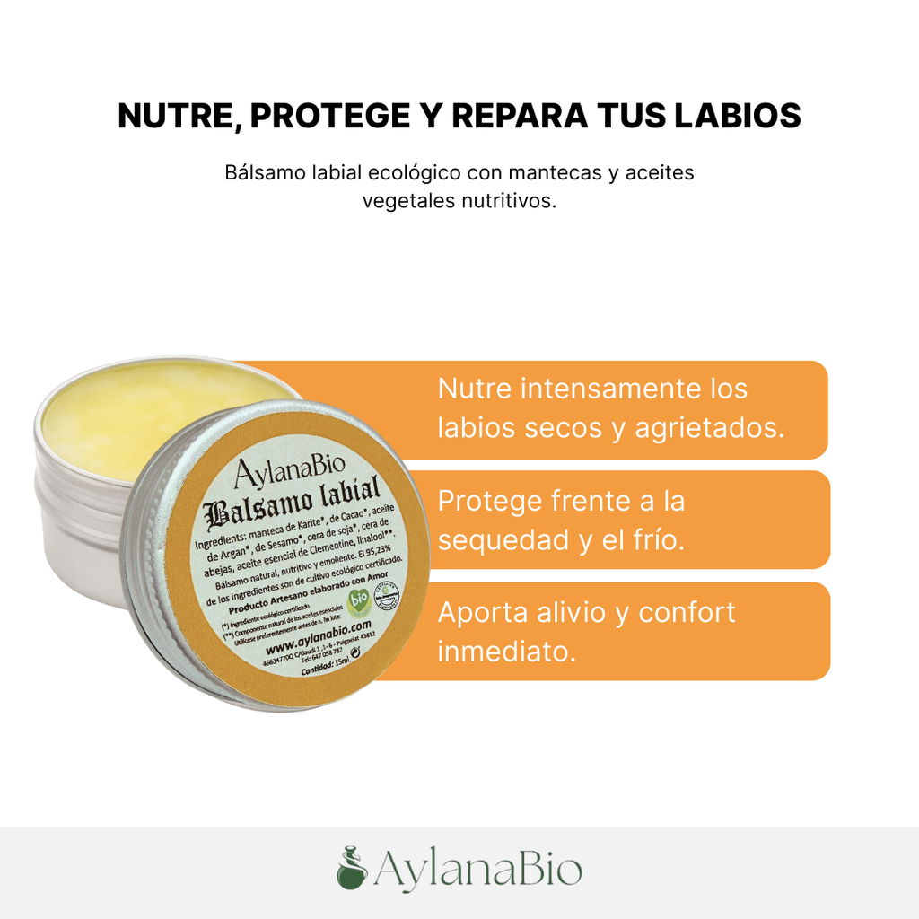 BÀLSAM LABIAL ECOLÒGIC "CLEMENTINE"