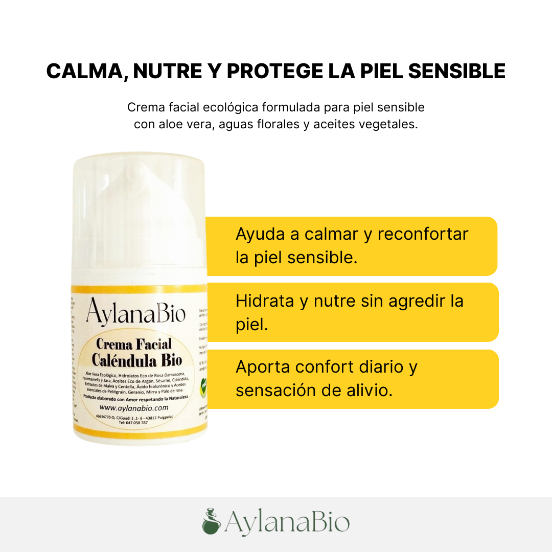 Crema_Facial_Calendula_Bio_Aylana Bio_Piel Sensible 3