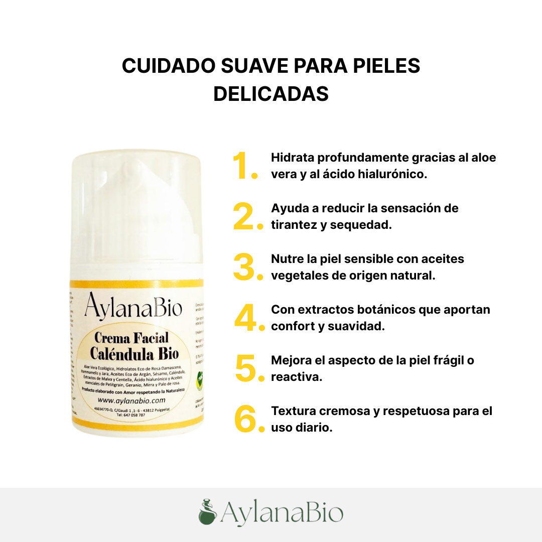 Crema_Facial_Calendula_Bio_Aylana Bio_Piel Sensible 4