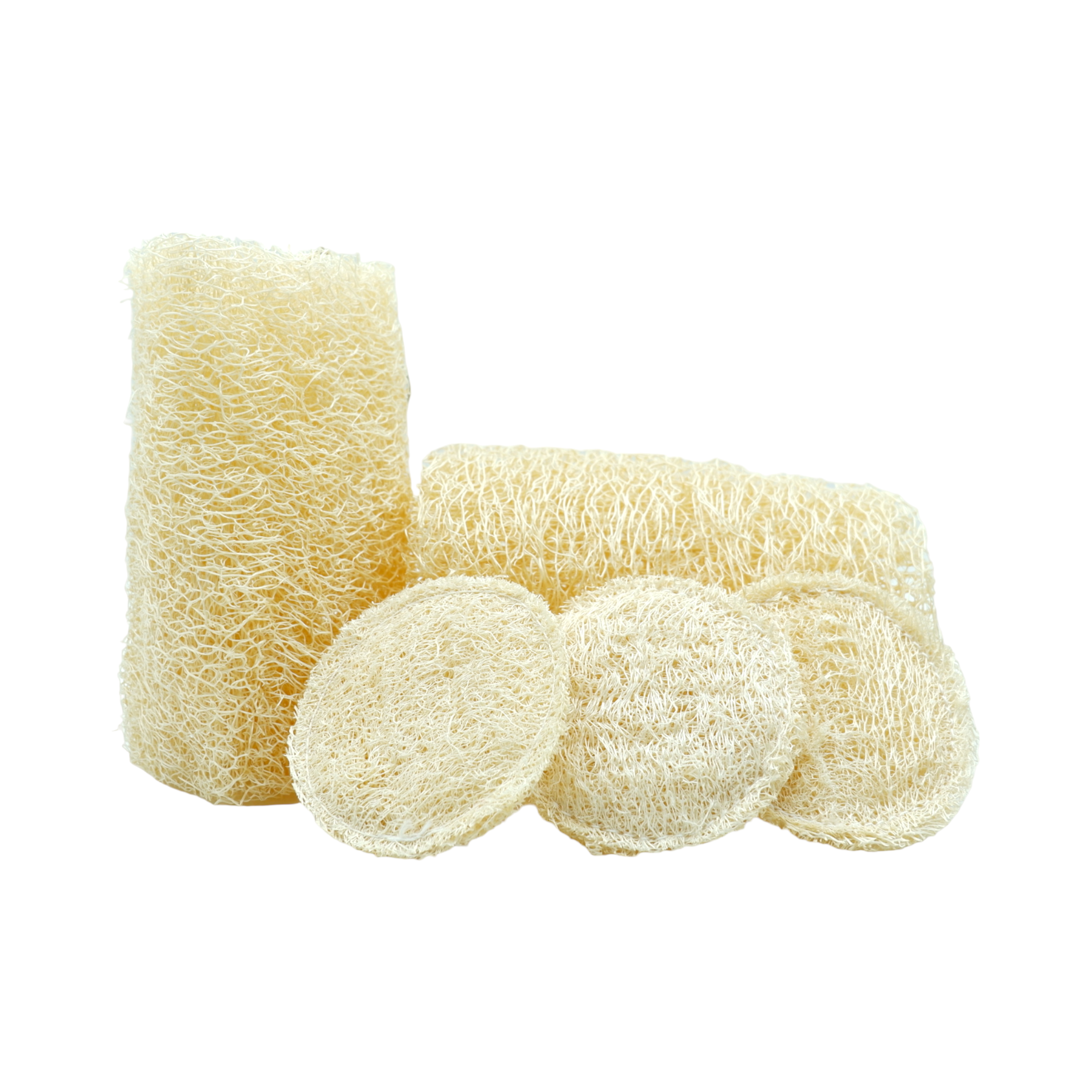 ESPONJA VEGETAL NATURAL "LUFA EXFOLIANTE "