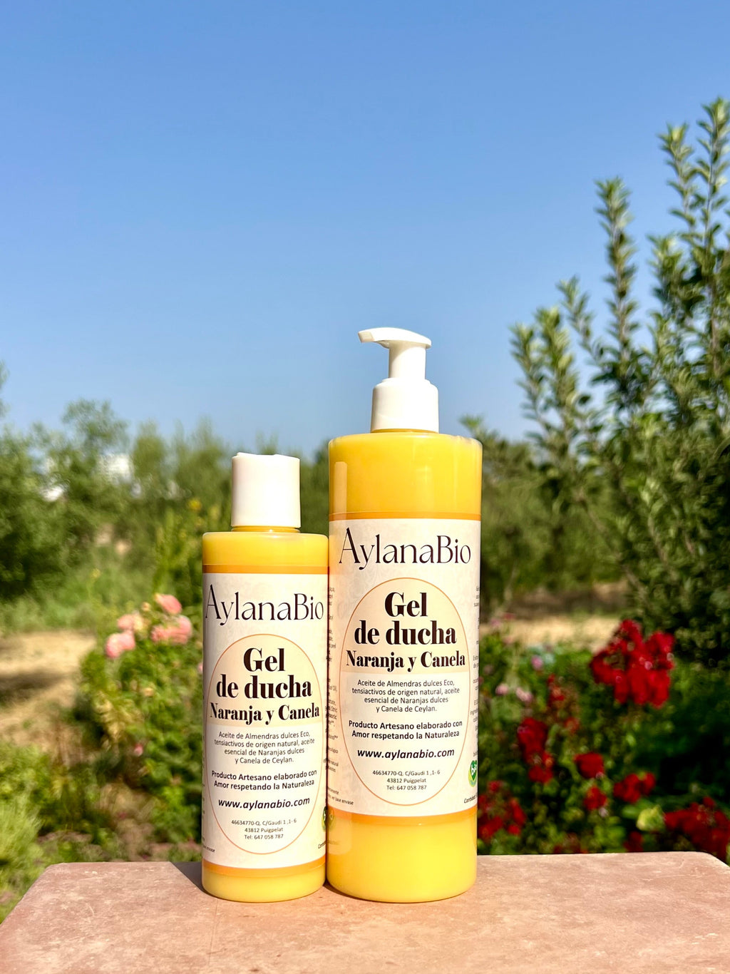GEL CORPORAL DE DUCHA "NARANJA Y CANELA"