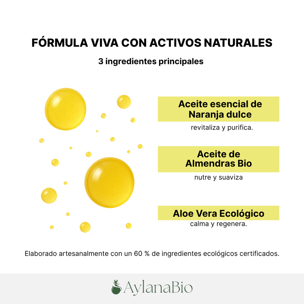 JABON LIQUIDO FACIAL "ORANGE FLOWERS"_Aylana Bio 5