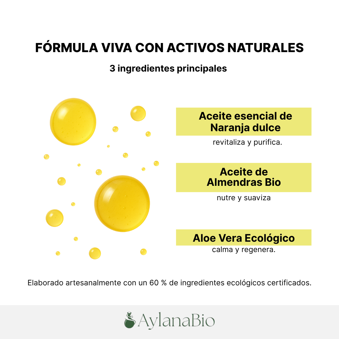 JABON LIQUIDO FACIAL "ORANGE FLOWERS"_Aylana Bio 5