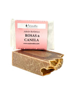 JABÓN BOTÁNICO DE ROSA MOSQUETA y canela