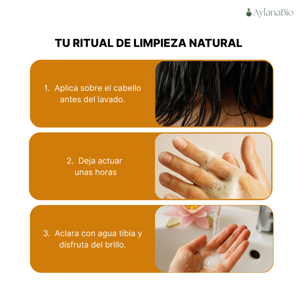 MASCARILLA CAPILAR "CLEMENTINE"_Aylana Bio 4