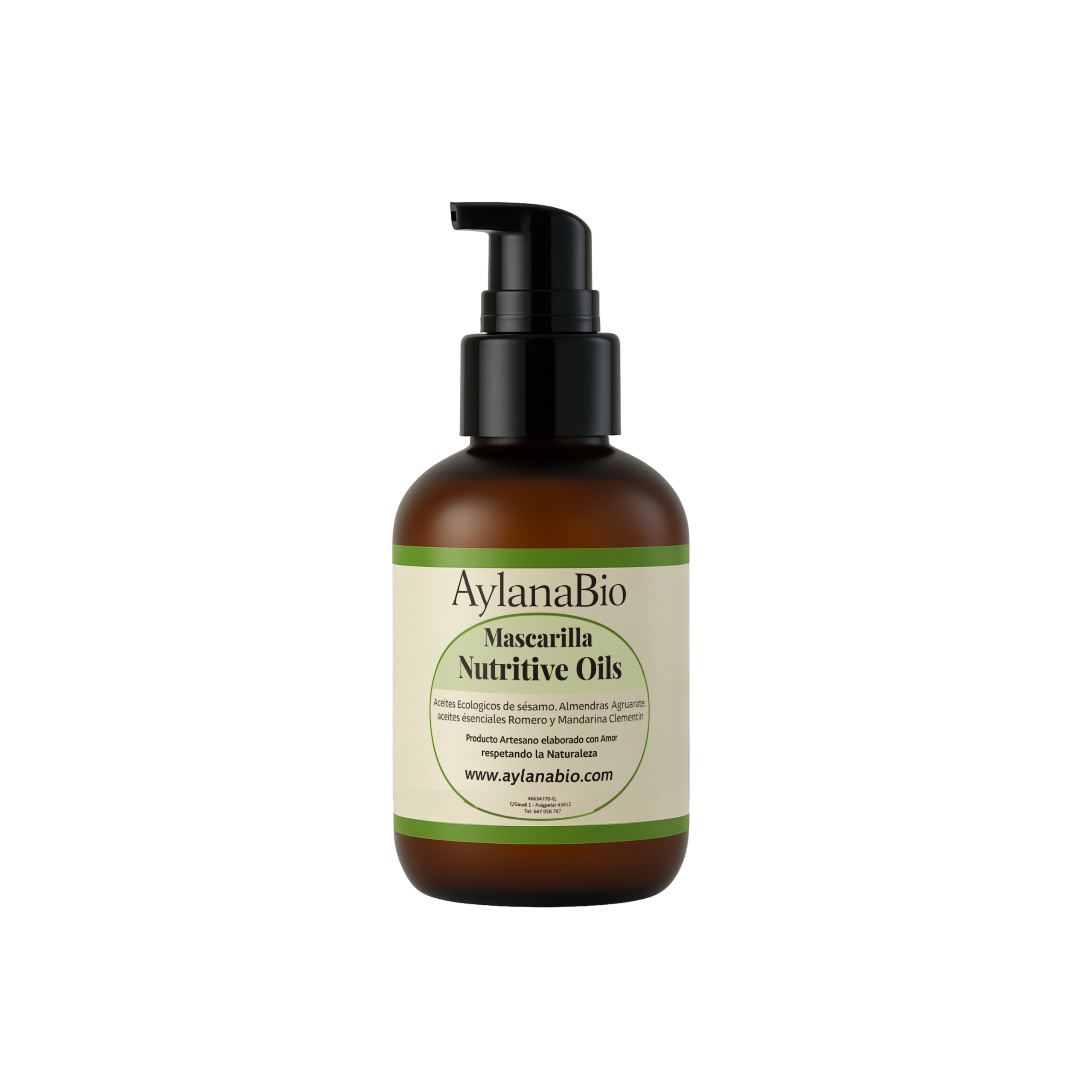 MASCARILLA CAPILAR "NUTRITIVE OILS"_Aylana Bio