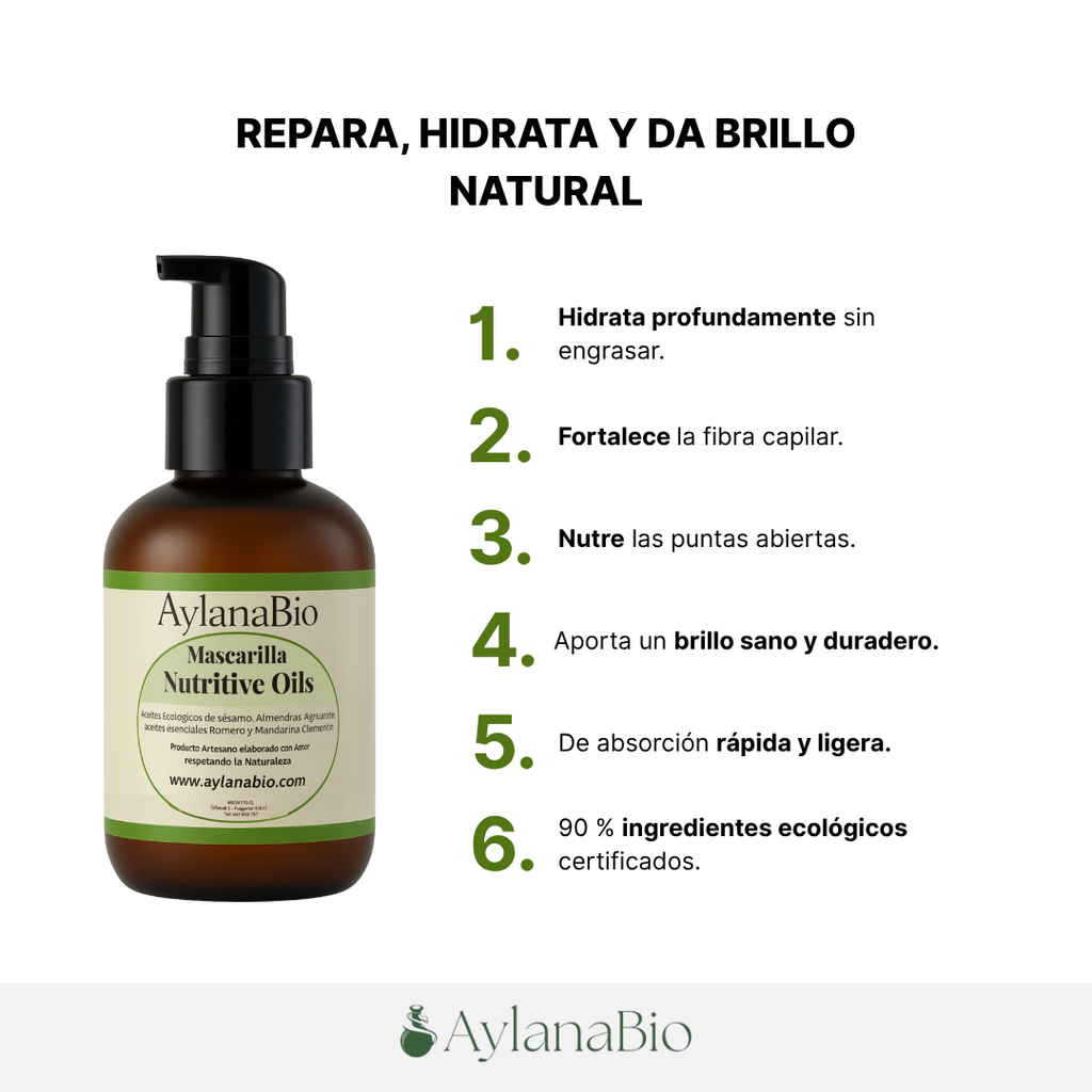 MASCARILLA CAPILAR "NUTRITIVE OILS"_Aylana Bio 3