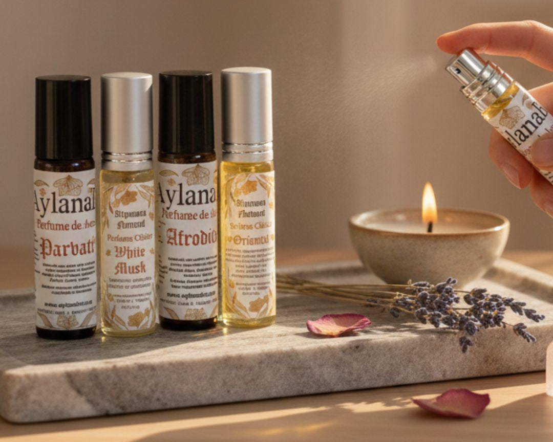 PACK PERFUMES naturales y de aceite_Aylana Bio 2