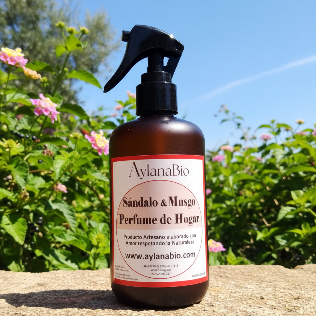PERFUME DE HOGAR SANDALO Y ROBLE_Aylana Bio 2