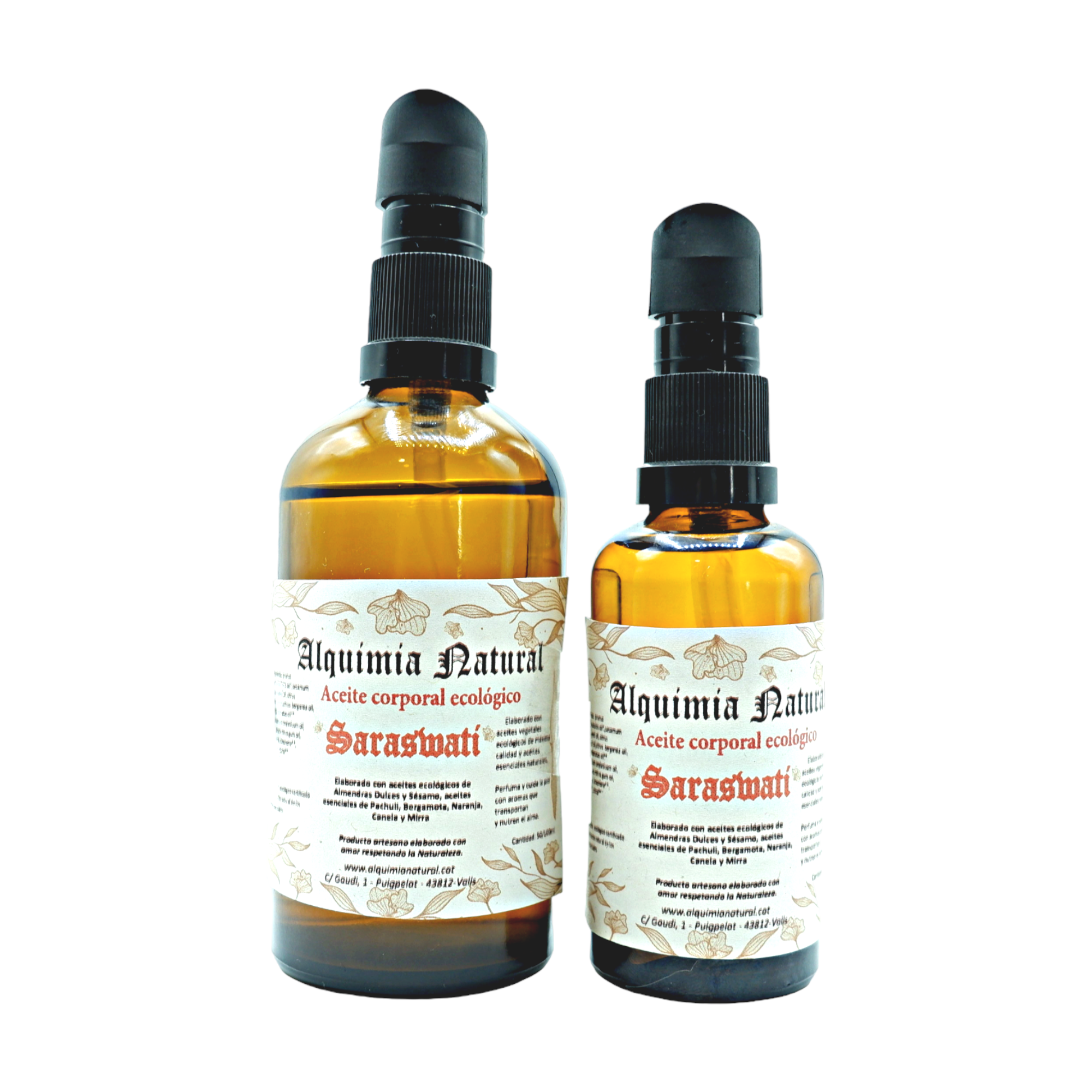 SARASWATI, ACEITE CORPORAL ECO_Aylana Bio