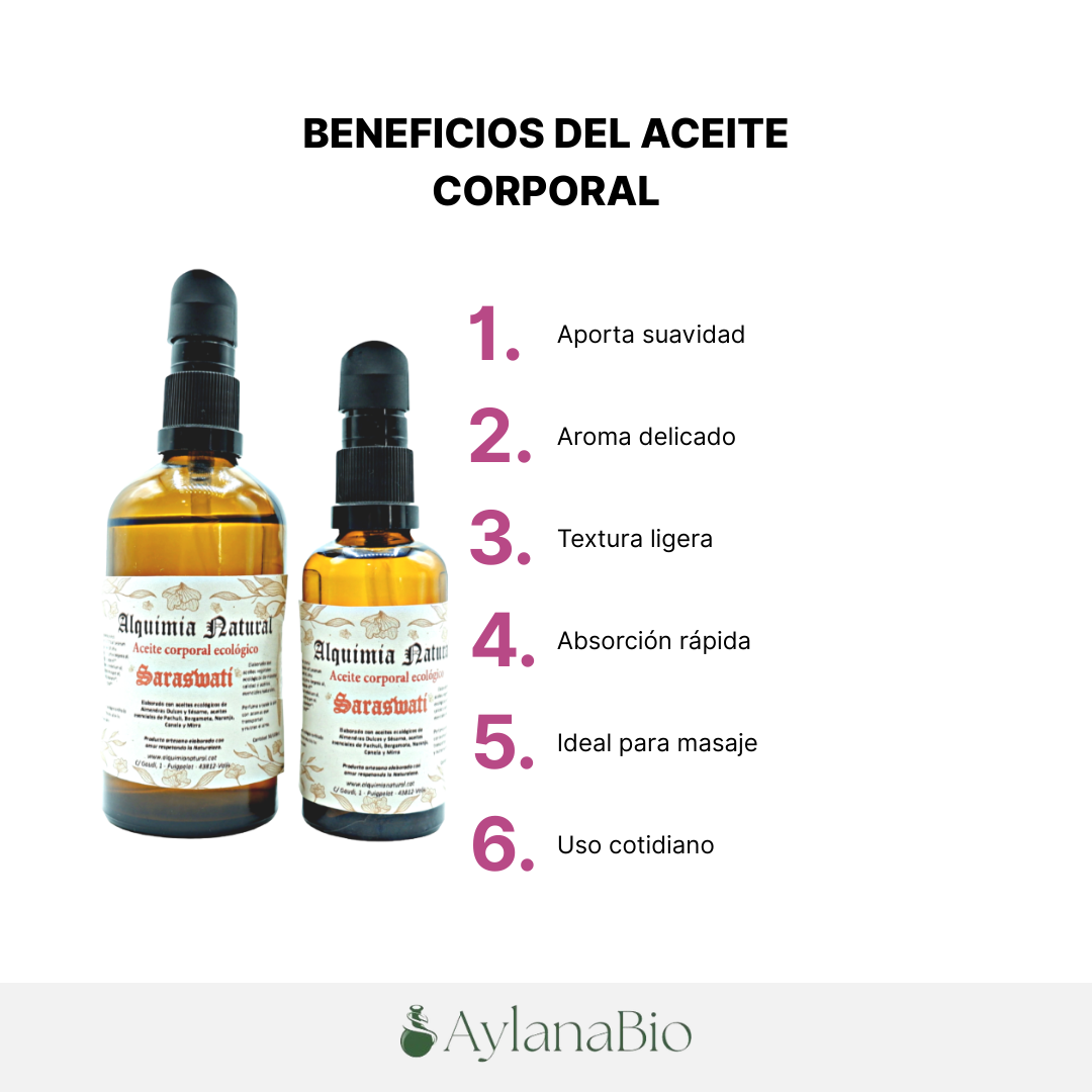 SARASWATI, ACEITE CORPORAL ECO_Aylana Bio 2 