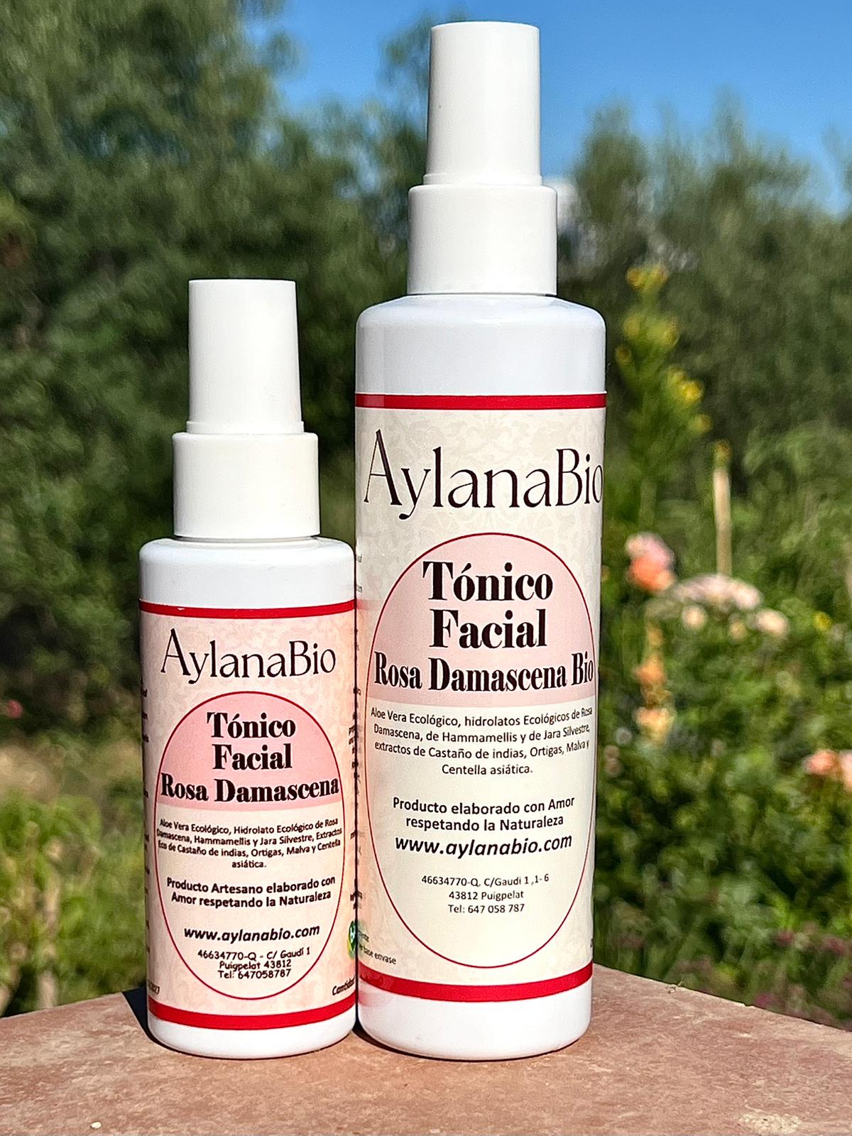 TONICO FACIAL ECOLOGICO "ROSA DAMASCENA BIO"