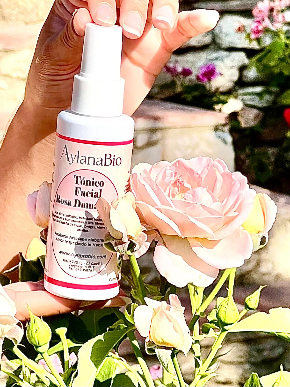 TONICO FACIAL ECOLOGICO "ROSA DAMASCENA BIO"