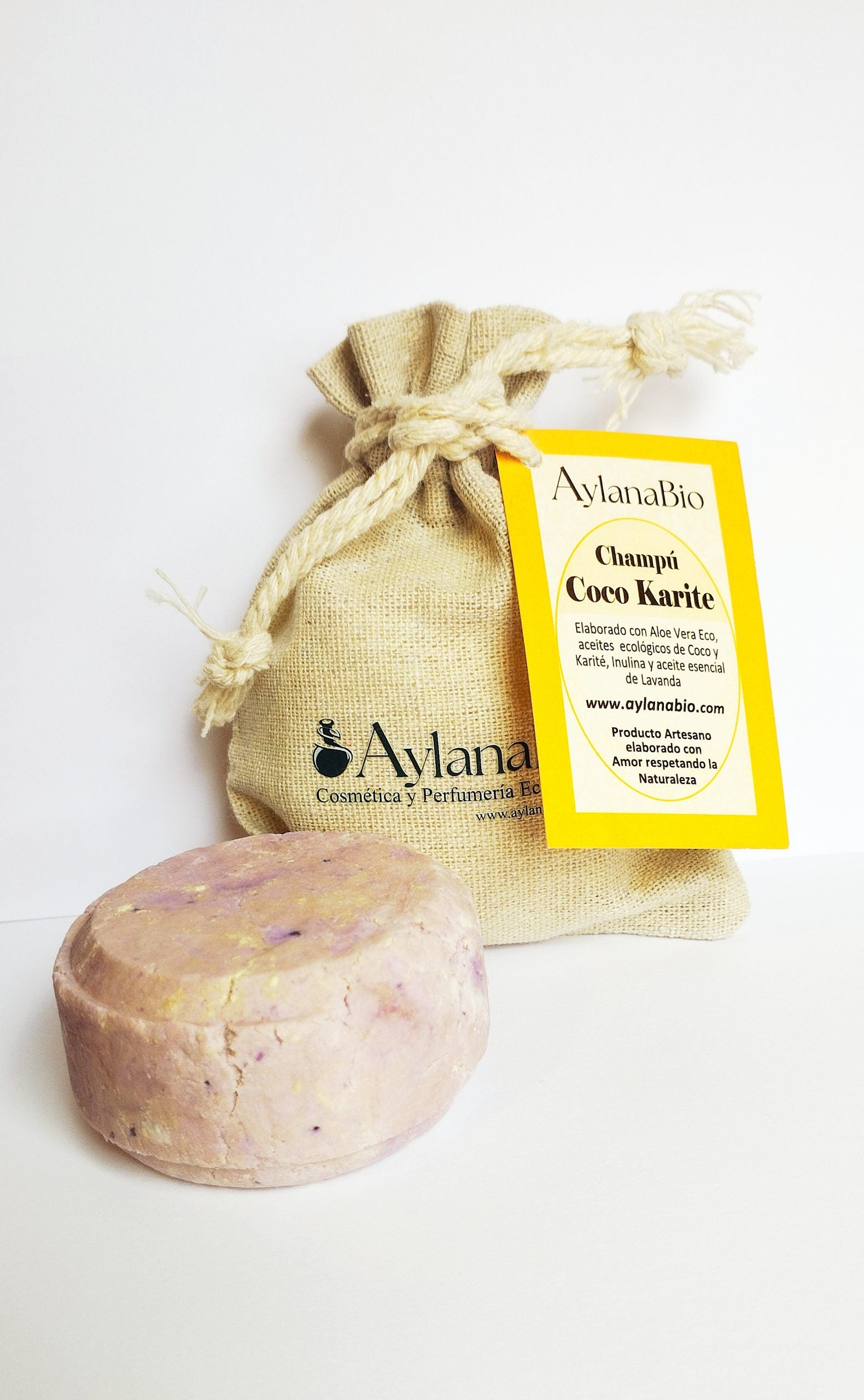 CHAMPÚ SOLIDO CABELLO SECO COCO&KARITE antes GAIA