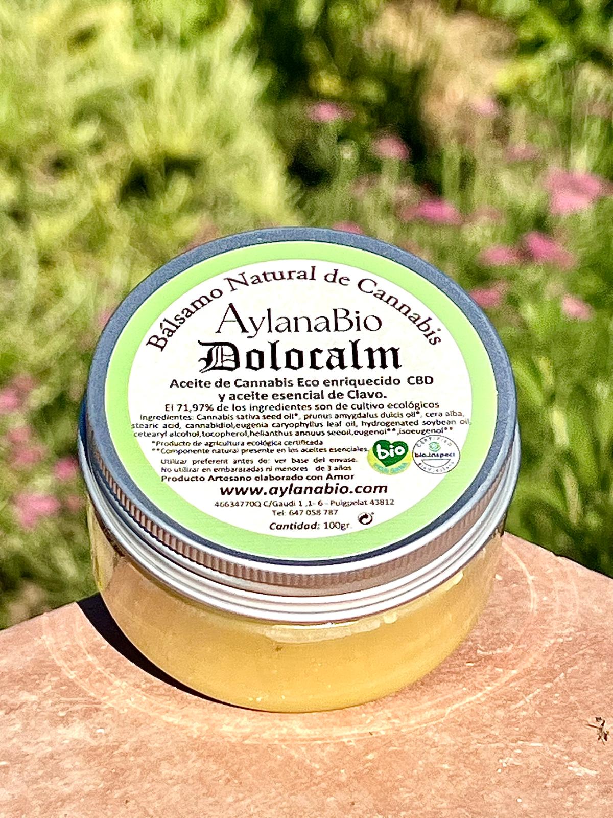 BÀLSAM NATURAL DE CANNABIS SATIVA "DOLOCALM"
